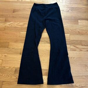 Cat & Jack girls black flare leggings size 10/12 large unworn